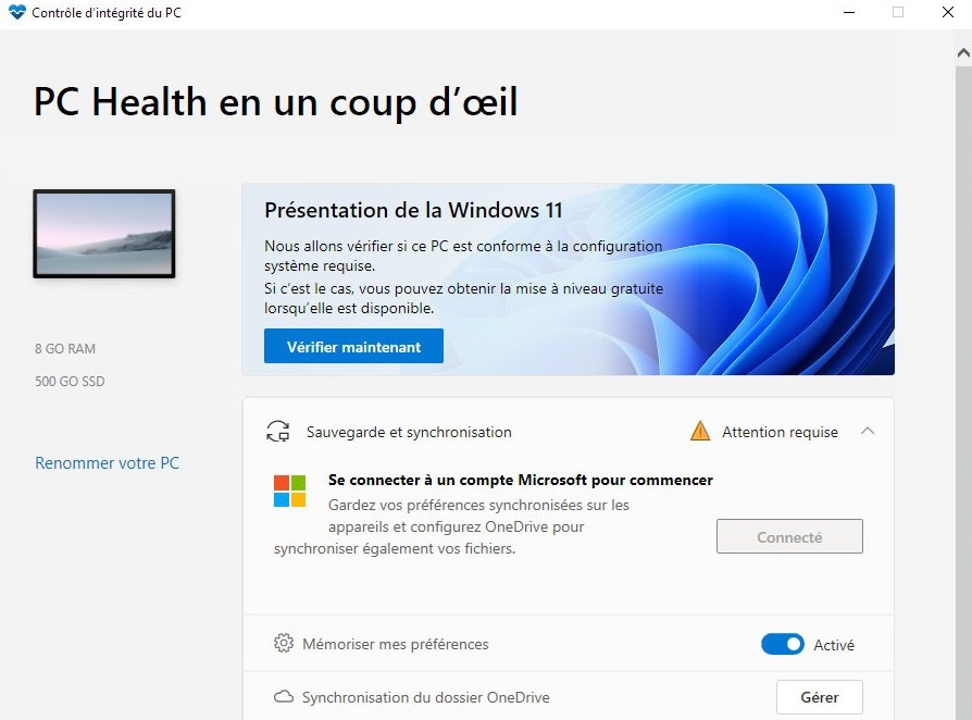 Windows 11 compatibilité